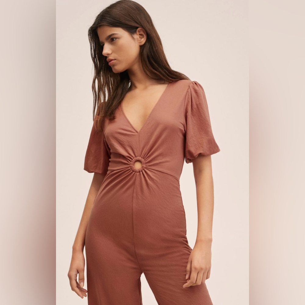 Mango Jumpsuit | Mango Cut-Out Detail Jumpsuit